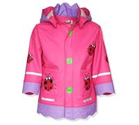 (TG. 116) Playshoes Regen-Mantel Glückskäfer Impermeabile, Rosso (Pink (900 Or