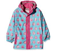 (TG. 116) Playshoes Regenjacke Eulen, impermeable Bambina, Turchese (türkis), 1