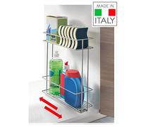 (TG. 11x38x34 cm) Metaltex In&Out XL - Mensola sottolavello 2 piani - (364660) -