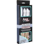 (TG. 12, 15, 20 and 25mm) Axus Décor - Set di 4 pennelli di precisione appuntit