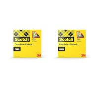 (TG. 12,7 mm x 32,9 m (Confezione da 2)) Scotch Nastro biadesivo - 1 Rotolo, 12