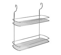(TG. 12.8 x 34.6 x 41.3 cm) Metaltex 2399400 Mensola Lonardo Cromata A 2 Piani -