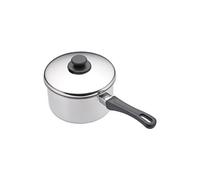 (TG. 12 cm (4.5 inch)) Kitchen Craft Pentola profonda con coperchio in acciaio I