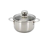 (TG. 12 cm) Fleischtopf 12cm Saturn 0,6l, Edelstahl rostfrei - NUOVO
