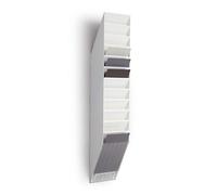 (TG. 12) Durable - Flexiboxx 12 A4, Espositore da Parete, Formato A4 Verticale,