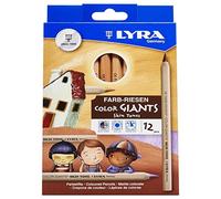 (TG. 12 Farbstifte (Hautfarben)) Lyra Color Giants skin tones - astuccio 12 past