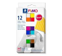 (TG. 12 Halbblöcke a 25 g) Fimo Soft - Pasta modellante da cuocere al forno Ast