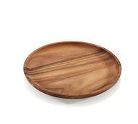 (TG. 12 Inch Round) Zassenhaus 055993 - Piatto da spuntino in legno di acacia na