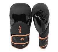 (TG. 12 Oz) Venum Challenger 4.0 Guantoni da boxe, Nero/Bronzo - NUOVO