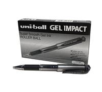 (TG. 12 Pack) Uni-Ball 218990000 Penna con Impugnatura in Gomma, 12 Pezzi - NUOV