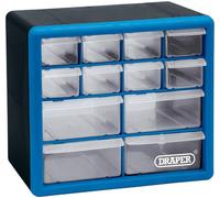 (TG. 12 Part) Draper 12014 Organiser con 12 Scomparti - NUOVO