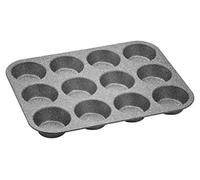 (TG. 12 pezzi) Aeternum Bakeware Petravera Stampo per Muffin da 12 Pezzi, Acciai