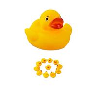 (TG. 12 pezzi) Relaxdays Paperelle da Bagno 5 cm Set da 12, Classico Gioco per I
