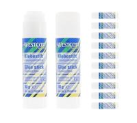 (TG. 12 Stück) Westcott Colla stick da 40 g (12 pezzi) | Confezione da 12 adesi