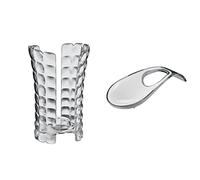 (TG. 12 x 10.3 x h18.3 cm) Guzzini Portabicchieri Tiffany, Grigio Cielo, 12 X 10