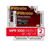 (TG. 12 x 12 x 1, 2-Pack) Filtrete MPR 1000 micro Allergen Defense AC Furnace Ai