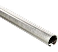 (TG. 120 cm) Gardinia Bastone per Tenda con Binario Interno Ø 20 mm 120 cm, Met