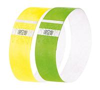 (TG. 120 pezzi) SIGEL EB219 Braccialetti d'identificazione Soft, giallo fluoresc