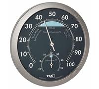 (TG. 120 x 37 x 120 cm) TFA Dostmann - Termo-igrometro, Antracite/Grigio, 120 x