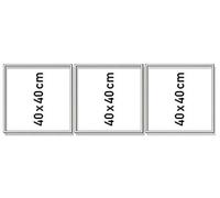 (TG. 120 x 40 cm) Schipper Malen nach Zahlen/Alurahmen Tripty. Silber 120x40 - N