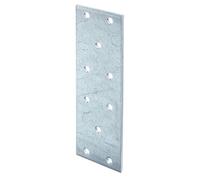 (TG. 120 x 40 mm / 50 pz.) GAH Alberts - Piastrina multi-fori in acciaio galvani