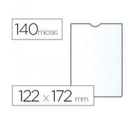 (TG. 120Q) Esselte 46008 Confezione 100 Portatessera, PVC, 122 x 172 mm - NUOVO