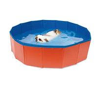 (TG. 120x30 cm) CROCI PISCINA Pieghevole per cani, Vasca da bagno per cani in PV