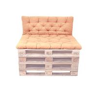 (TG. 120x80x8 cm) Ambientehome - Imbottitura con Schienale, Seduta 120 x 80 cm,