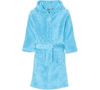 (TG. 122-128) Playshoes Fleece-Bademantel, Morgenmantel Capo d'Abbigliamento, Bl