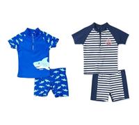 (TG. 122-128) Playshoes zweiteilig Schwimmshirt Badeshorts Badebekleidung Hai 12