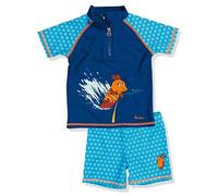 (TG. 122 ( Produttore di vita: 122/128)) Playshoes - UV-Schutz Bade-Set DIE MAUS