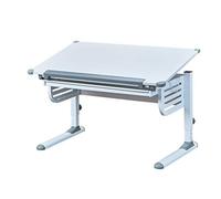 (TG. 122 x 80 x 13,5 cm) Inter Link Scrivania ergonomica con cassetto, MDF, Bian
