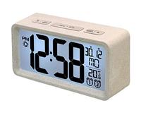 (TG. 124 x 67 x 40mm) technoline WQ296 Sveglia Digitale, Go Green, Color Sabbia,