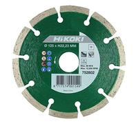 (TG. 125 mm) Hikoki 752802 -Disco di Diamante 125 x 22,2 x 7 mm universale gener