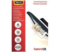 (TG. 125 my) Fellowes 5307201 Pouches Lucide Capture125, Formato A6, 125 Micron,