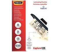 (TG. 125 my) Fellowes 5396301 Pouches Lucide Capture 125, Formato A4, 125 Micron