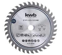 (TG. 127 x 12,75 mm) kwb lama per sega circolare 127 x 12,7 mm, taglio molto fin