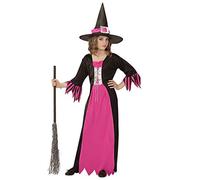 (TG. 128 cm / 5-7 anni) "WITCH" (dress, hat) - (128 cm / 5-7 Years) - NUOVO