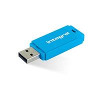 (TG. 128 GB) Integral Neon 128 GB USB 2.0 Flash Drive, Blue - NUOVO