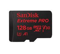 (TG. 128 GB) SanDisk Extreme PRO 128GB, microSDXC Classe 10, U3, V30, A1, veloci