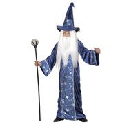 (TG. 128) W WIDMANN MILANO Party Fashion - costume da mago per bambini, accappat
