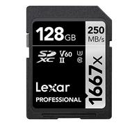 (TG. 128GB) Lexar Professional - Scheda 1667x 128GB SDXC UHS-II - NUOVO