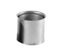 (TG. 12x0.1x12 cm) Kamino-Flam 331585 Fodera Tubo a Doppia Parete, Argento, 12x0
