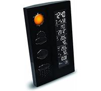 (TG. 12x6.5x19.4 cm) technoline WS 6650 Stazione Meteo, Nero - NUOVO