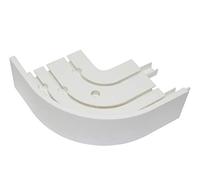(TG. 13.5/13.5 cm) GARDINIA Binario ad arco per tende con copertura in P2Ü, 1 p