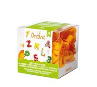 (TG. 13.5 x 15 x 15 cm) Decora 0255084 Set 36 Tagliapasta Lettere e Numeri Picco