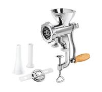 (TG. 13,5 x 9,5 x 24 cm) Metaltex 25.17.21 tritacarne Alluminio - NUOVO