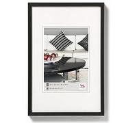 (TG. 13 x 18 cm) walther design AJ318B Chair, cornice di alluminio 13x18 cm, ner