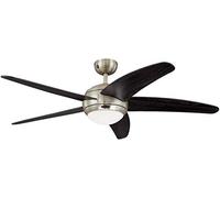 (TG. 132x36cm) Westinghouse Lighting Lampadario con Ventilatore R7s, 80 W, Grigi