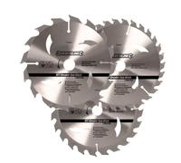 (TG. 135 x 12.7 - 10mm ring) Silverline 704410, Set di Lame per Sega Circolare i